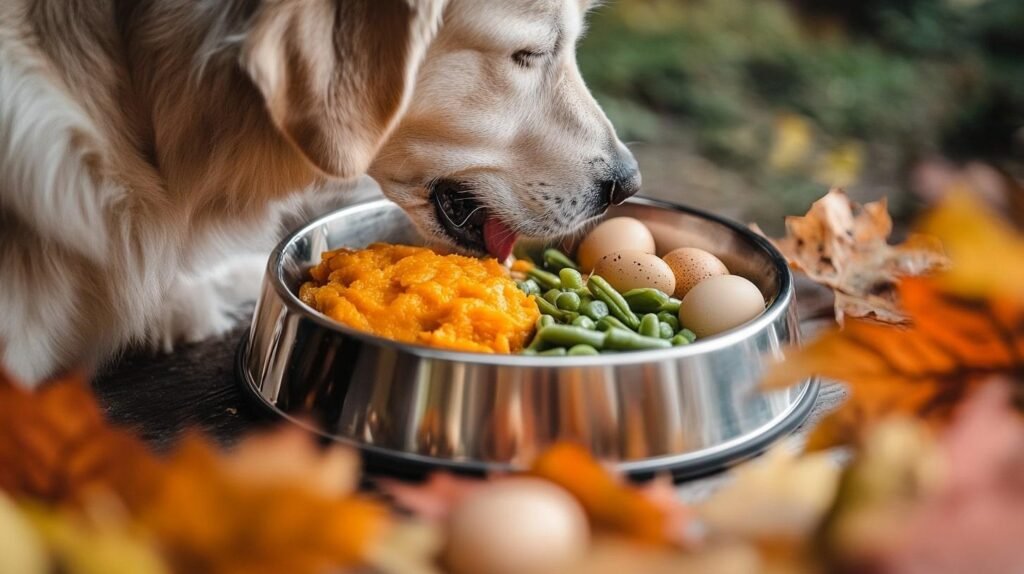 Healthy Thanksgiving dog food topper