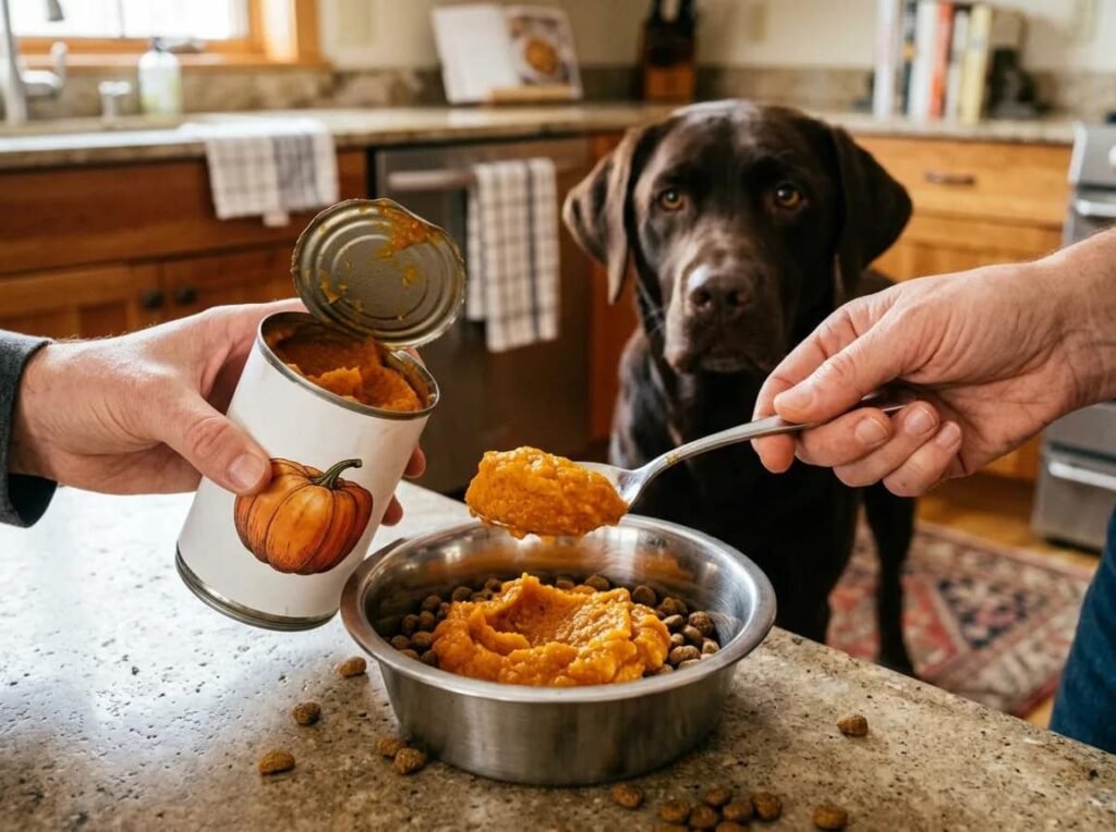 Pumpkin is safe for dogs.