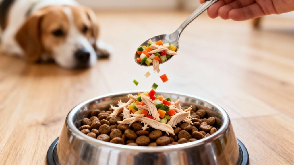 Healthy Thanksgiving dog food topper