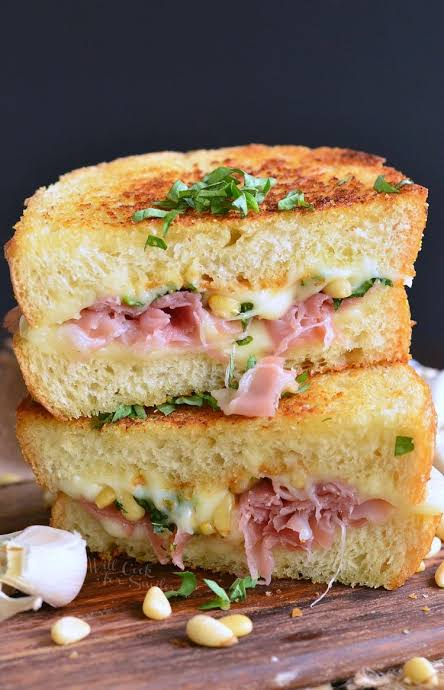 Garlic Bread Grilled Cheese