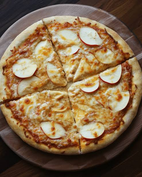 Apple Cheese Dog Pizza
