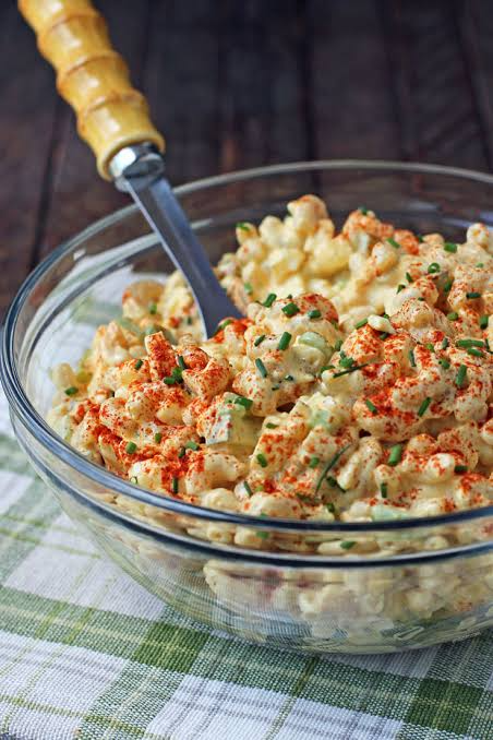 Deviled Egg Pasta Salad
