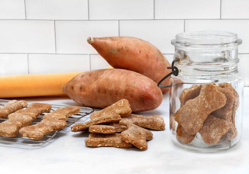 Sweet potato dog treats Thanksgiving