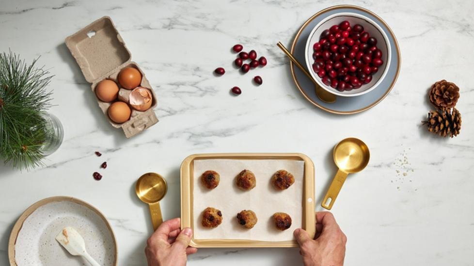 Turkey and cranberry dog treats