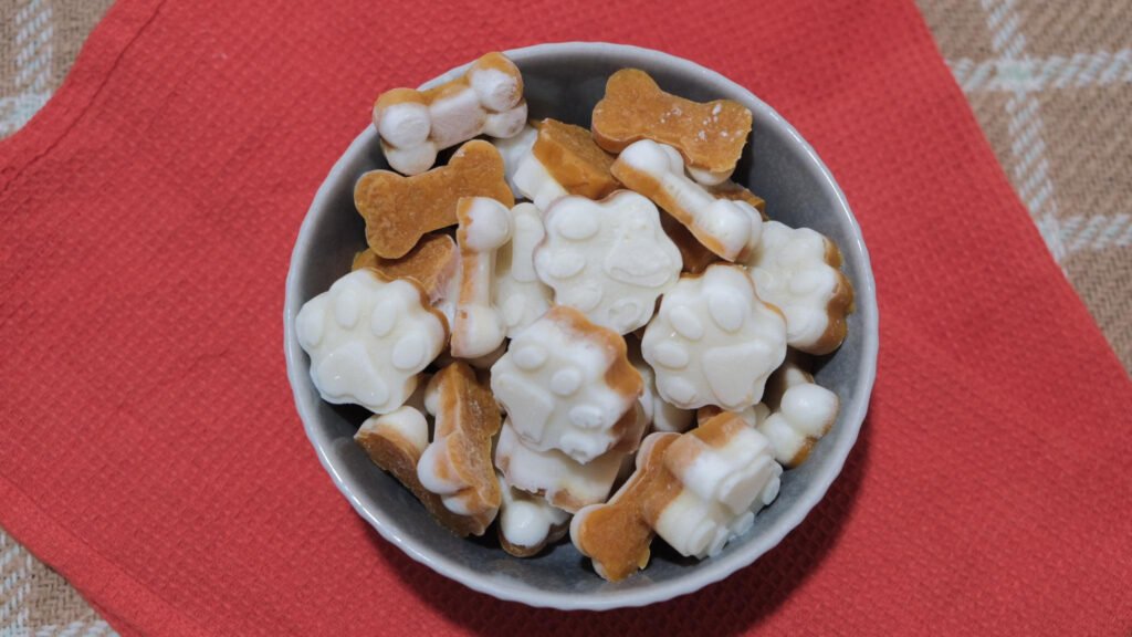 Frozen Halloween dog snacks